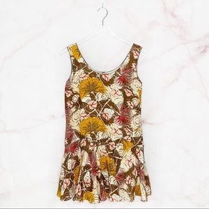 Free People Floral Print Tunic